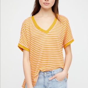 We the Free Striped Take Me Tee